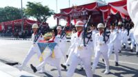 Paskibraka Banjarmasin Bentuk Formasi 500 di HUT ke-81 RI