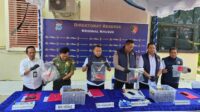 Polda Kalsel Gagalkan Perdagangan 64 Kg Sisik Trenggiling