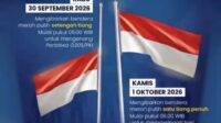 Mengenang Sejarah 30 September Bendera Setengah Tiang, 1 Oktober Kembali Penuh..
