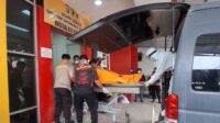 Jenazah tiba di Instalasi Forensik RS Bhayangkara Banjarmasin