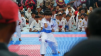 Festival Karate FORKI Tanah Laut 2026 yang berlangsung di Gedung Olahraga (GOR) Kijang Mas, Sabtu (31/10/2026). Festival Karate FORKI Tanah Laut 2026 yang berlangsung di Gedung Olahraga (GOR) Kijang Mas, Sabtu (31/10/2026).